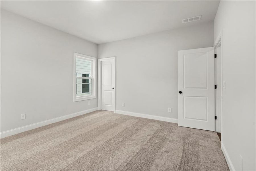 Spacious, unfurnished interior of a new home in Palisades Single Family, Cumming (Image 18). Spacious, unfurnished interior of a new home in Palisades Single Family, Cumming (Image 18).