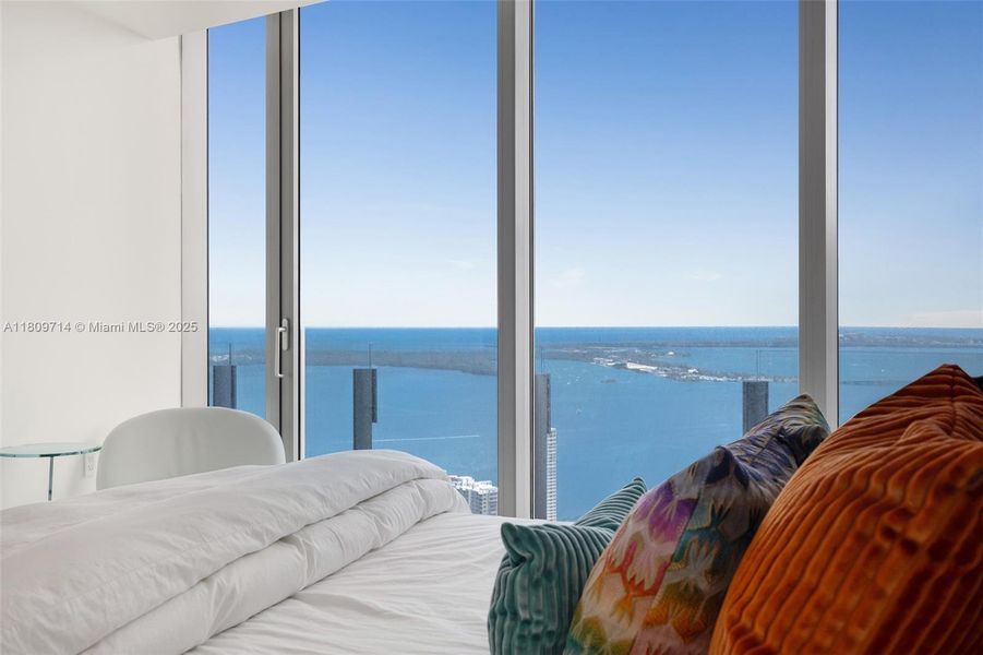 Furnished interior view inside a new home in Aston Martin Residences, Miami (Image 14).