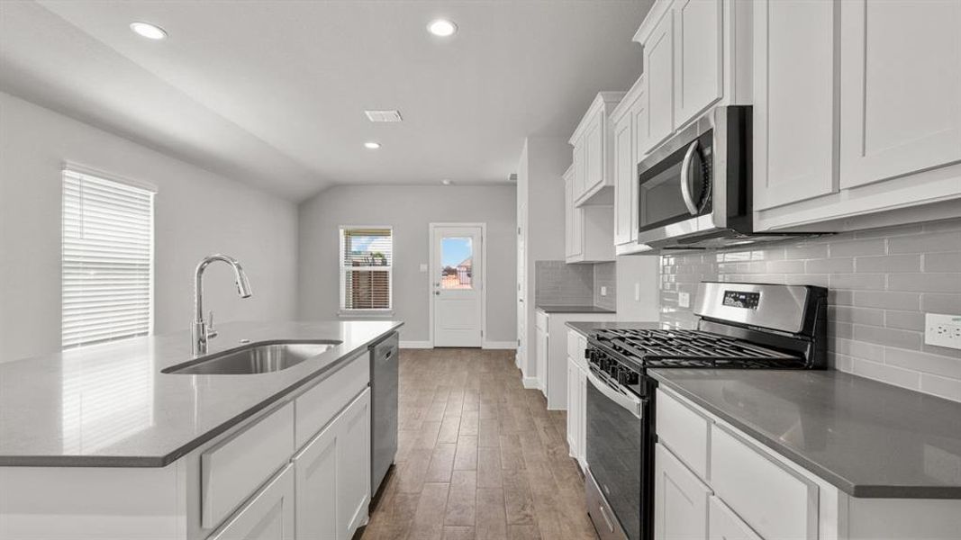 Furnished interior view inside a new home in Monarch at the Meadows, Denton (Image 7).