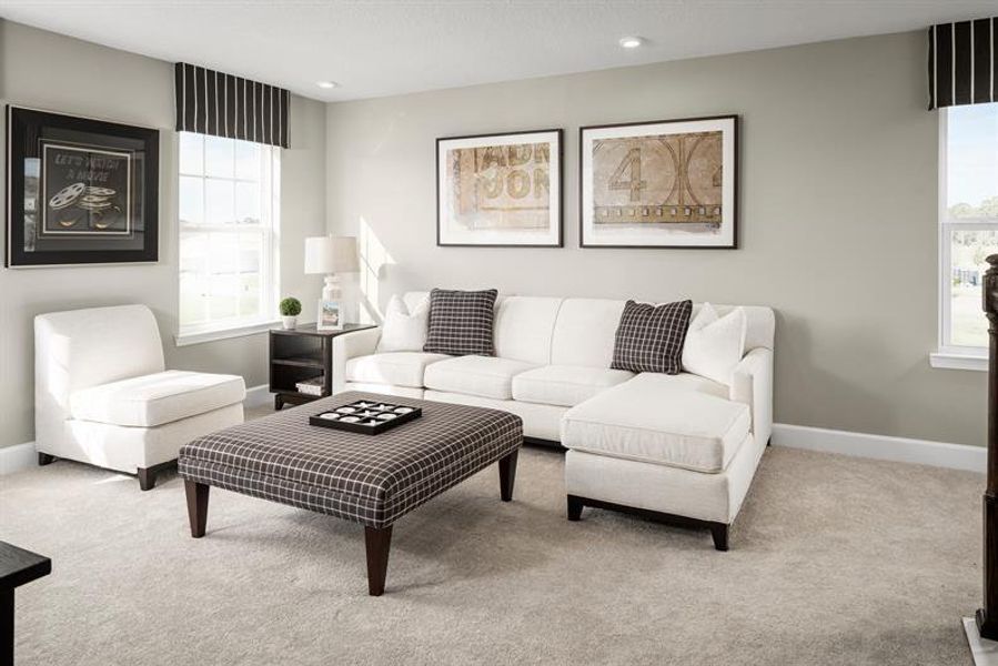 Furnished interior view inside a new home in The Crossings, St. Cloud (Image 17).