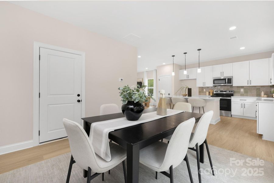 Furnished interior view inside a new home in , Charlotte (Image 11).