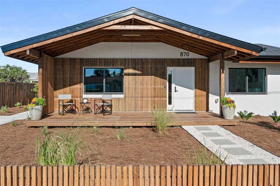 Front exterior of a new home in , Winter Park, FL, highlighting curb appeal (Image 1).