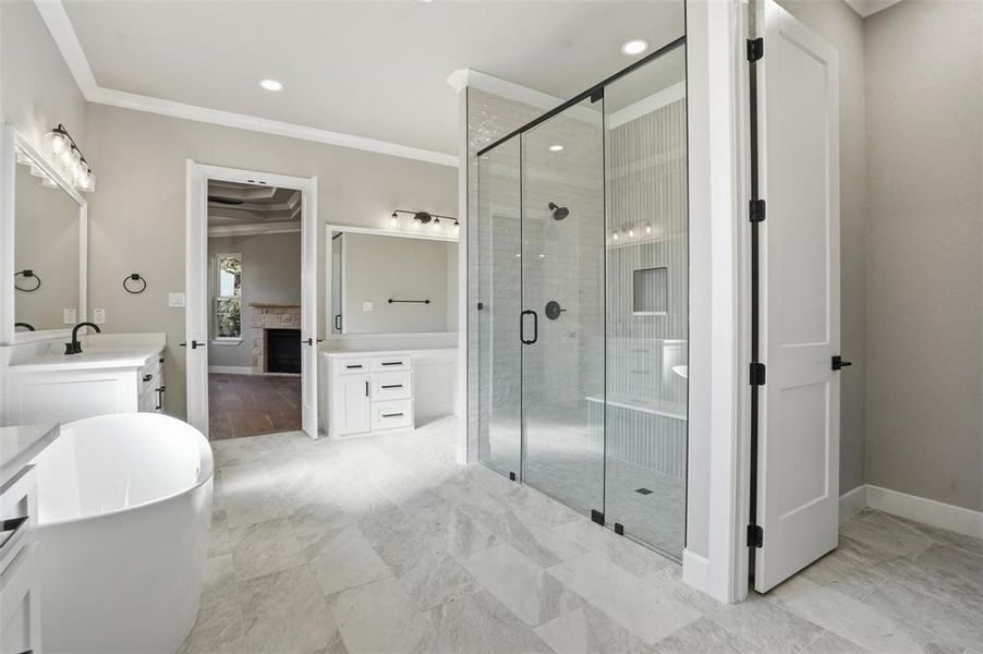Furnished interior view inside a new home in , Weatherford (Image 7).