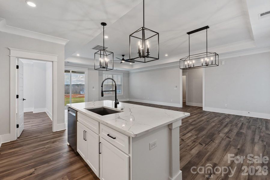 Furnished interior view inside a new home in Stoneridge Hills, Rock Hill (Image 10).