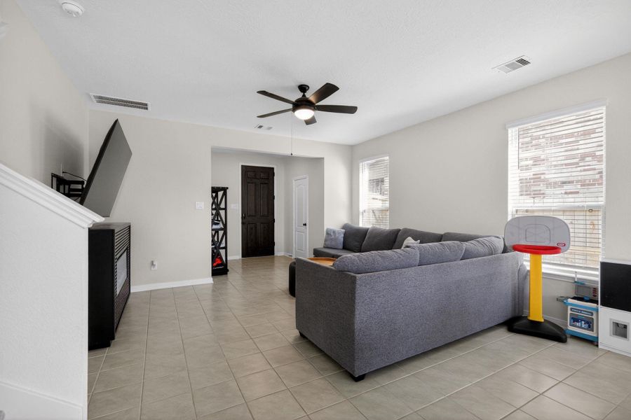 Furnished interior view inside a new home in , Katy (Image 9). Furnished interior view inside a new home in , Katy (Image 9).