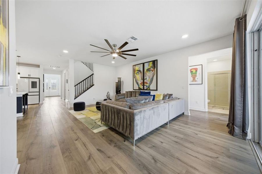 Furnished interior view inside a new home in Whispering Oaks Preserve, Wesley Chapel (Image 45). Furnished interior view inside a new home in Whispering Oaks Preserve, Wesley Chapel (Image 45).