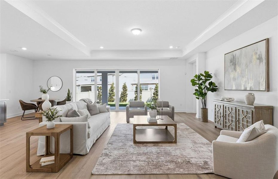 Furnished interior view inside a new home in Riverwood, Zephyrhills (Image 11).