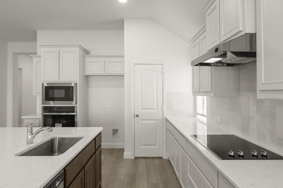 Furnished interior view inside a new home in Keeneland, Aubrey (Image 8).