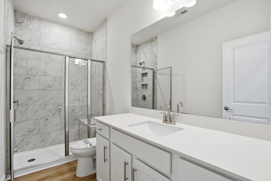 Furnished interior view inside a new home in Villas at Prestwick, Mooresville (Image 16).