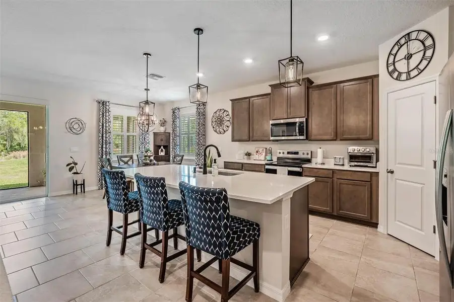 Furnished interior view inside a new home in Deerbrook, Land O' Lakes (Image 5).