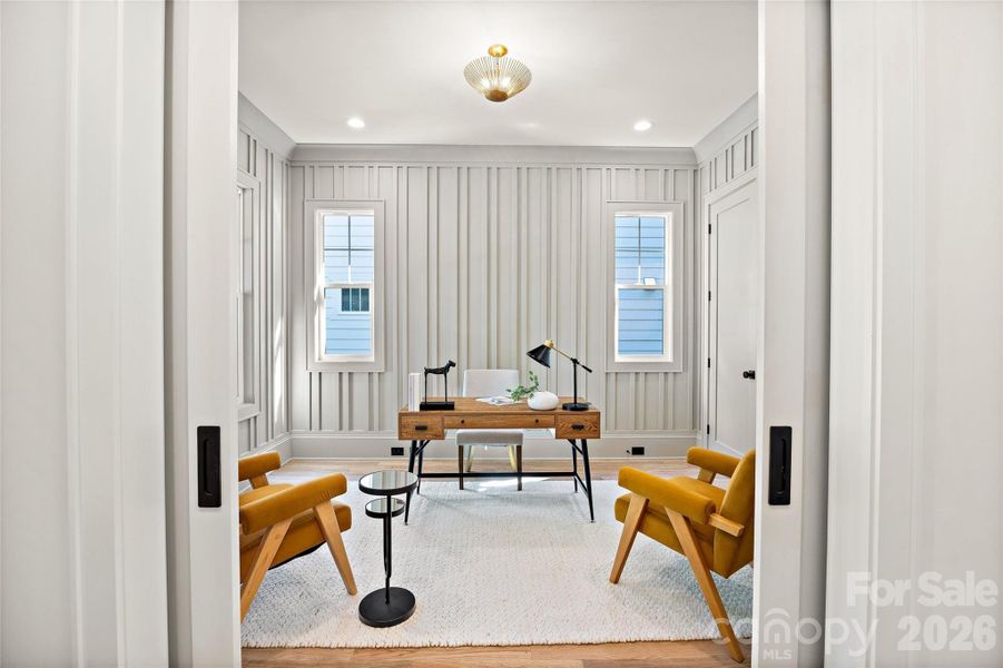 Furnished interior view inside a new home in , Charlotte (Image 17).