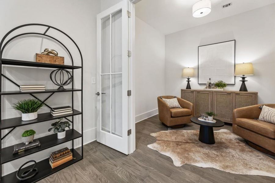 Furnished interior view inside a new home in , Alpharetta (Image 14).