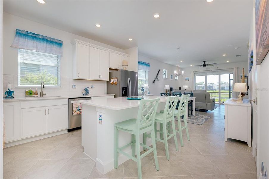 Furnished interior view inside a new home in BeachWalk by Manasota Key, Englewood (Image 44).