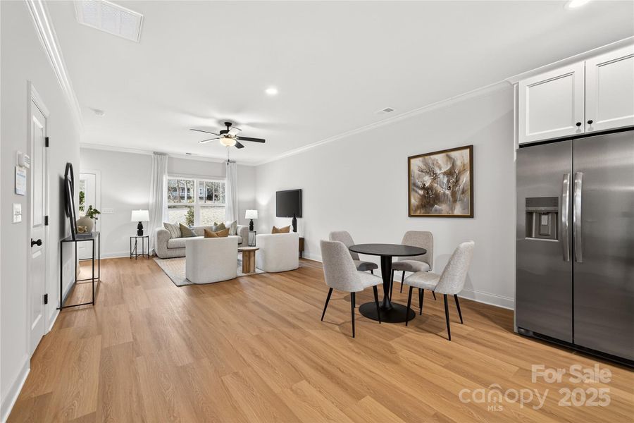 Furnished interior view inside a new home in , Denver (Image 29).