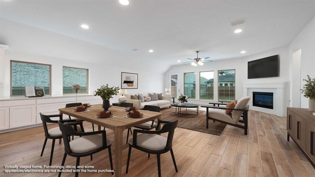 Furnished interior view inside a new home in Trinity Falls 50', McKinney (Image 10). Furnished interior view inside a new home in Trinity Falls 50', McKinney (Image 10).