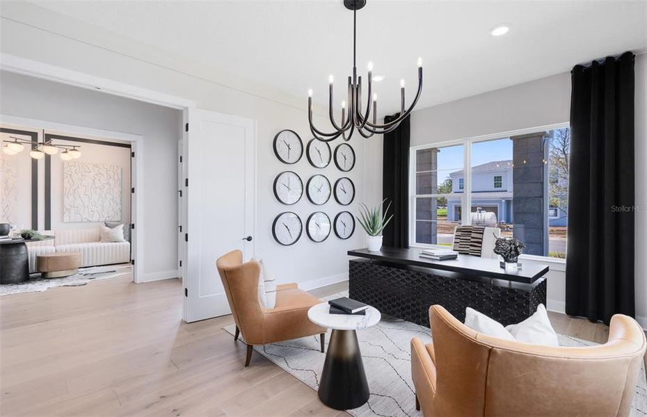 Furnished interior view inside a new home in Parkside Trails, Clermont (Image 25).