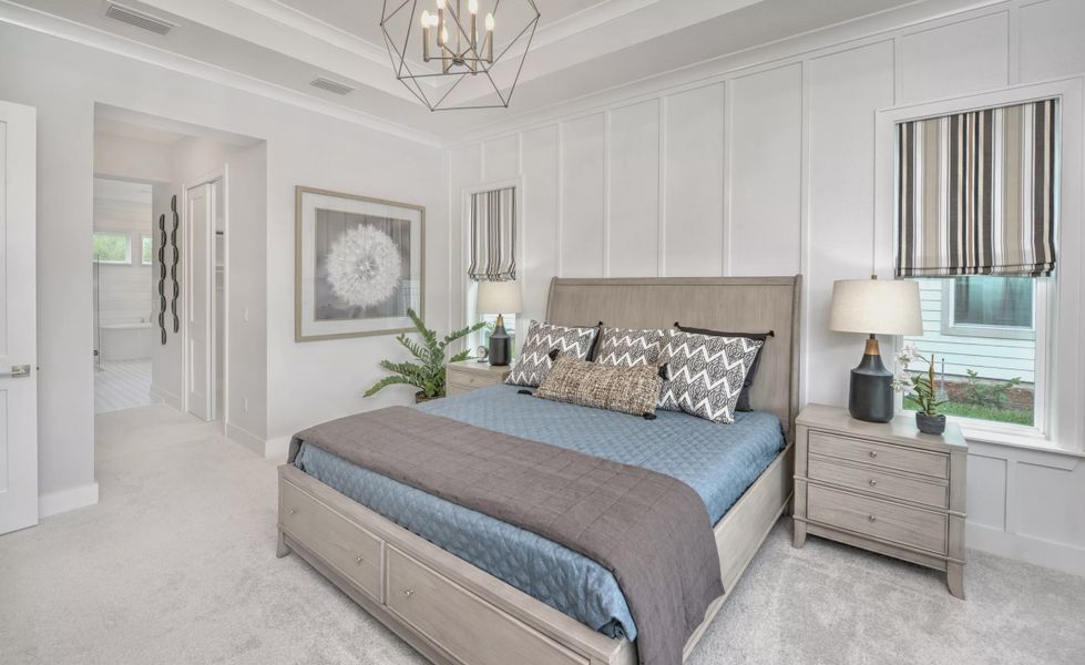 Furnished interior view inside a new home in Middlebourne, St. Johns (Image 28).