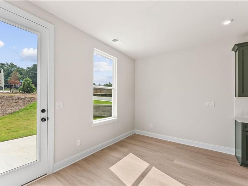 Spacious, unfurnished interior of a new home in The Village at Shallowford, Kennesaw (Image 16). Spacious, unfurnished interior of a new home in The Village at Shallowford, Kennesaw (Image 16).