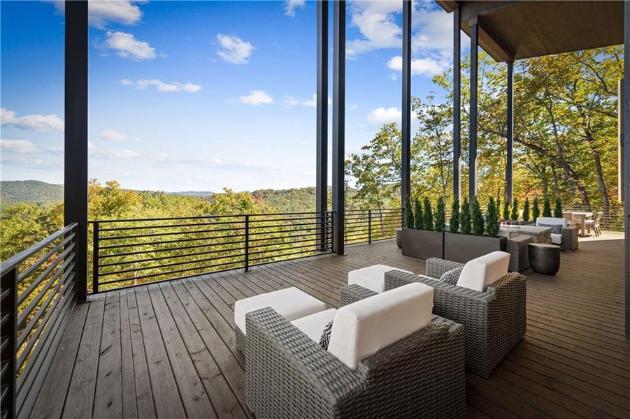 Exterior details and patio area of a home in , Blue Ridge (Image 36). Exterior details and patio area of a home in , Blue Ridge (Image 36).