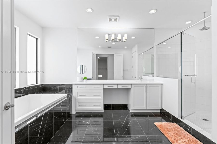 Furnished interior view inside a new home in , Boca Raton (Image 8).