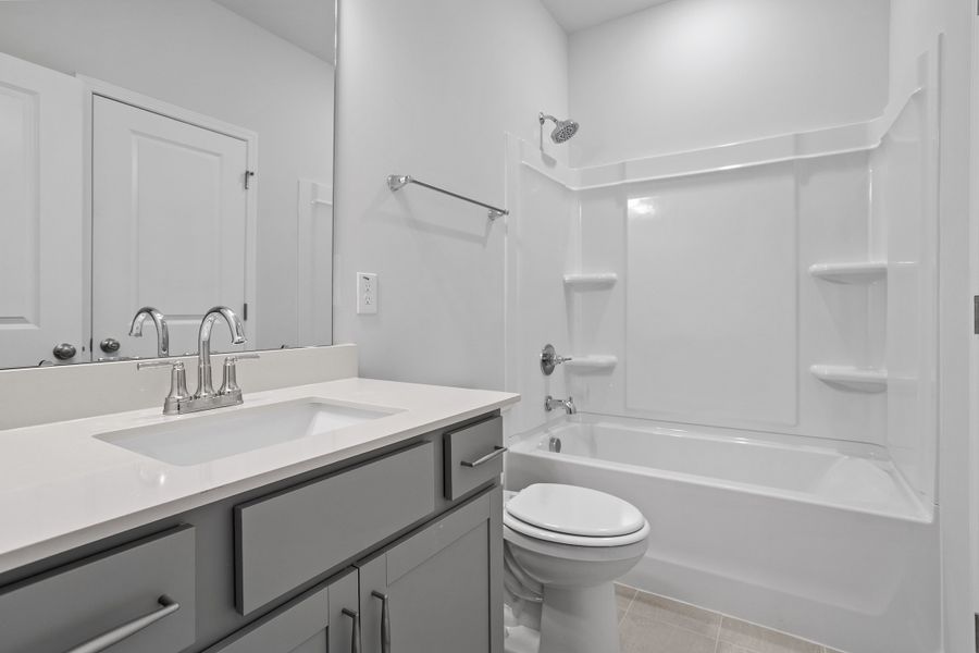 Furnished interior view inside a new home in Ovation at Sweetbrier, Durham (Image 14).