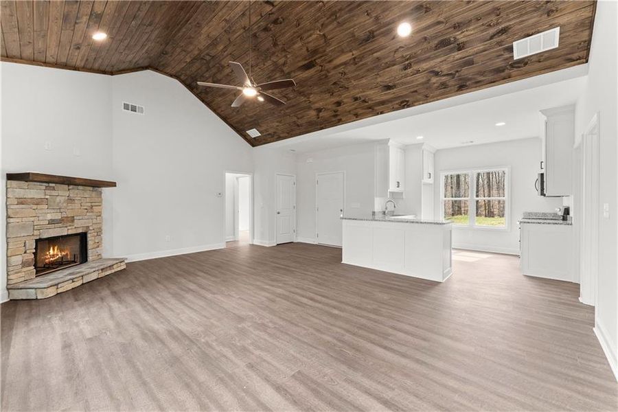 Spacious, unfurnished interior of a new home in , Cleveland (Image 45).