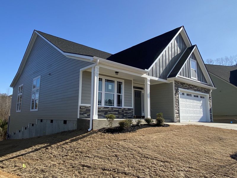 Representative exterior photo of a completed home built from the Addington by Enchanted Homes in Ballentine Ridge, Lyman, SC (Image 27).