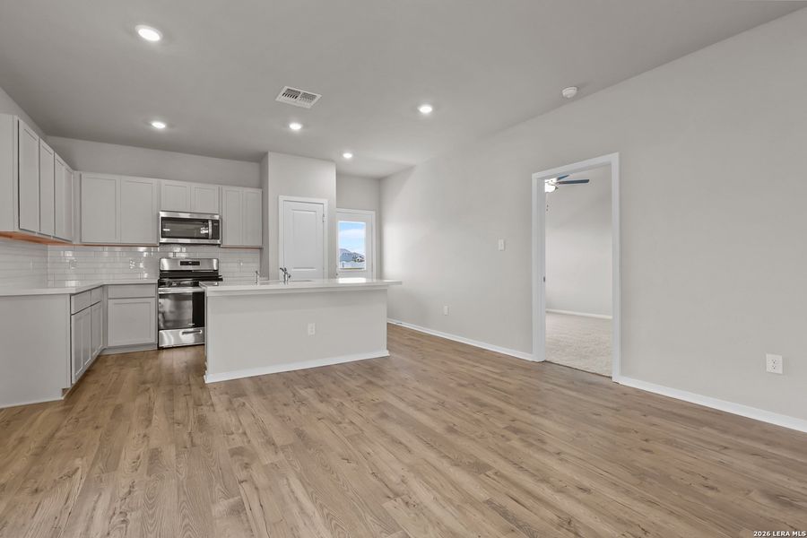 Furnished interior view inside a new home in The Parklands, Schertz (Image 10).