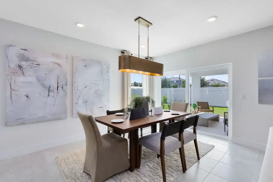 Representative furnished interior of a home built from the Daylen by Pulte Homes in Waypointe, Port Orange (Image 9).