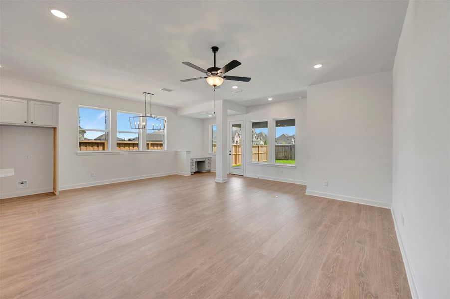 Spacious, unfurnished interior of a new home in Riceland - Enclave Collection, Mont Belvieu (Image 30). Spacious, unfurnished interior of a new home in Riceland - Enclave Collection, Mont Belvieu (Image 30).
