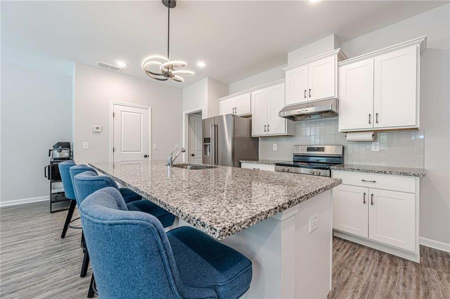 Furnished interior view inside a new home in , Atlanta (Image 5).