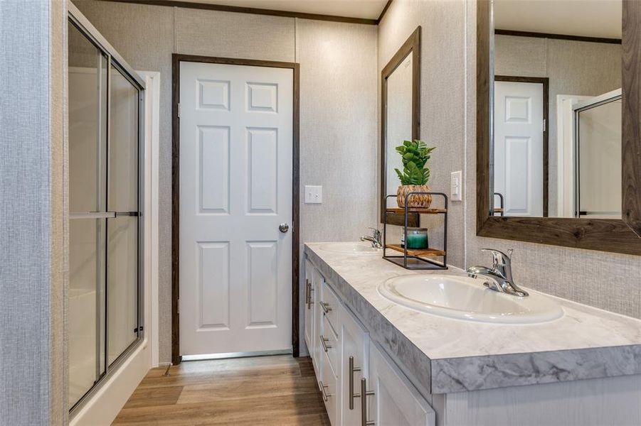 Furnished interior view inside a new home in , Azle (Image 5).