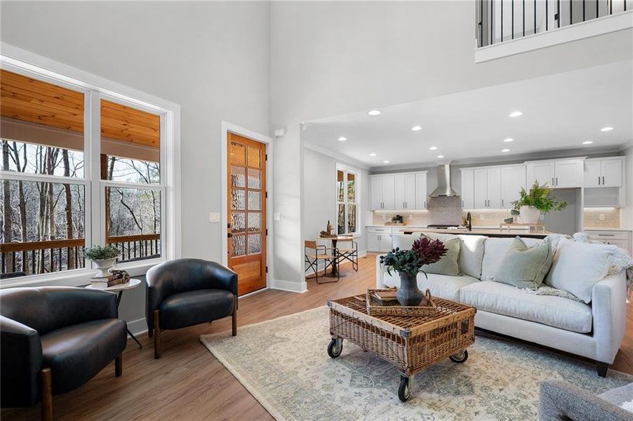 Furnished interior view inside a new home in , Ball Ground (Image 15).