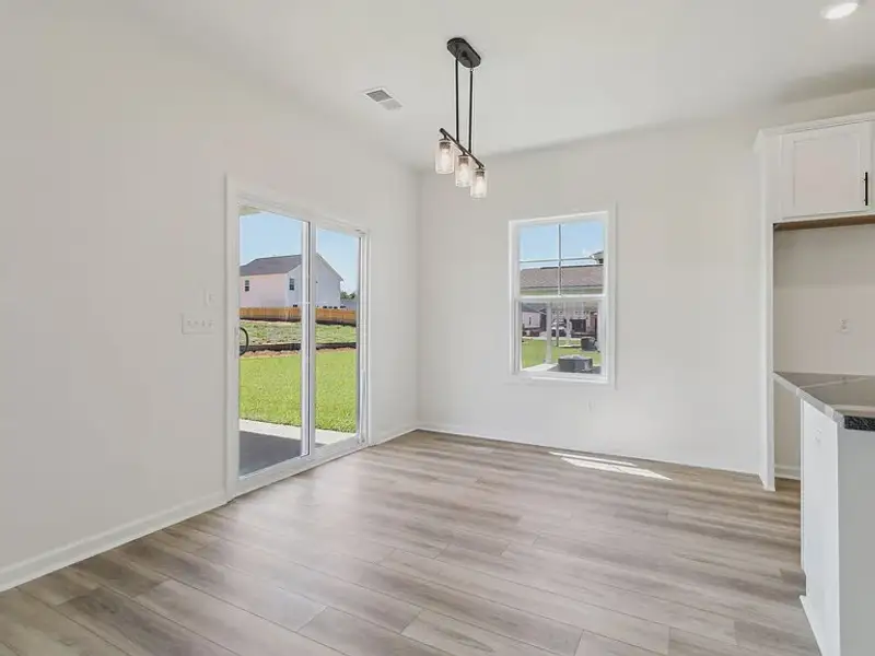 Spacious, unfurnished interior of a new home in Providence Station at Trolley Run, Aiken (Image 9). Spacious, unfurnished interior of a new home in Providence Station at Trolley Run, Aiken (Image 9).