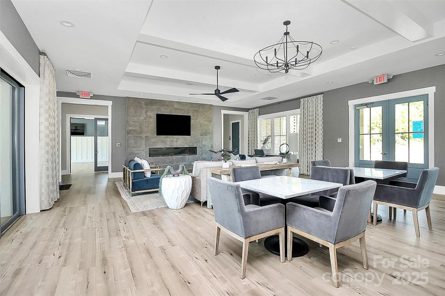 Furnished interior view inside a new home in , Mint Hill (Image 15).