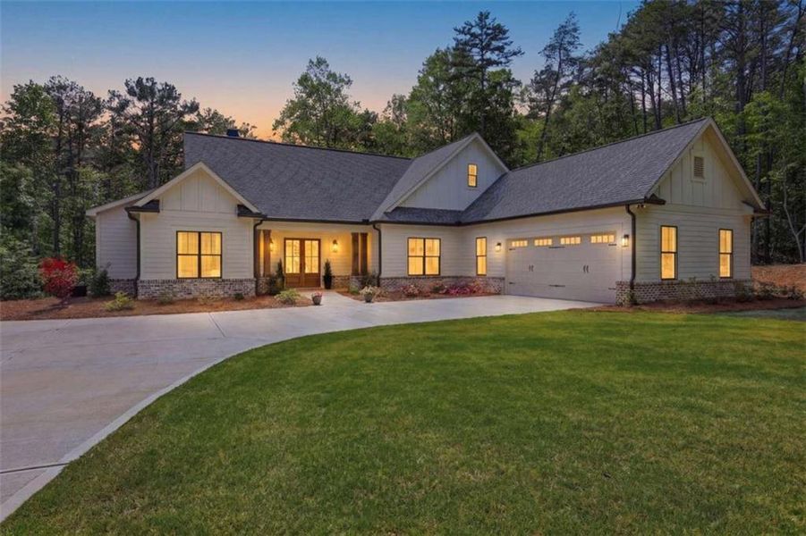 Front exterior of a new home in , Clarkesville, GA, highlighting curb appeal (Image 32).