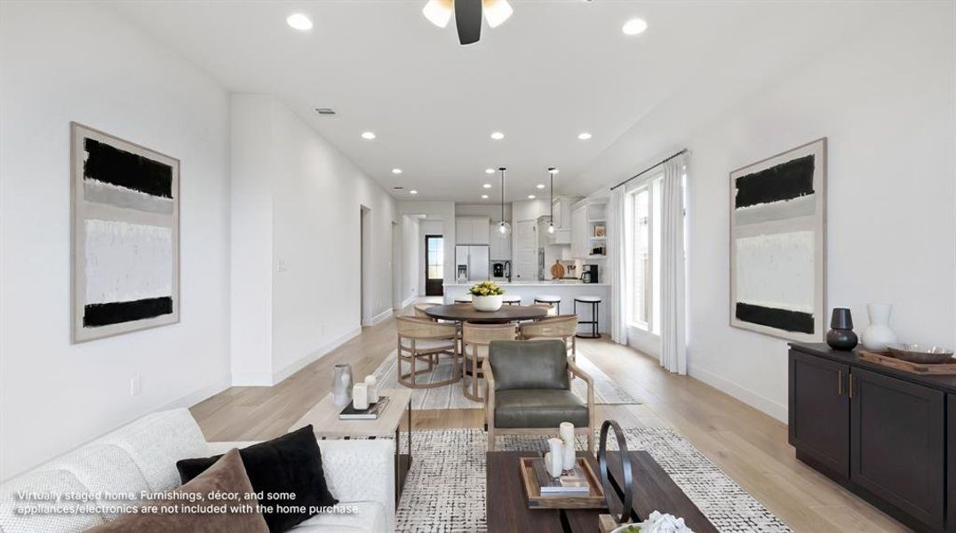 Furnished interior view inside a new home in Meraki, Forney (Image 6).