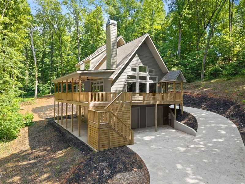 Front exterior of a new home in , Dawsonville, GA, highlighting curb appeal (Image 1). Front exterior of a new home in , Dawsonville, GA, highlighting curb appeal (Image 1).