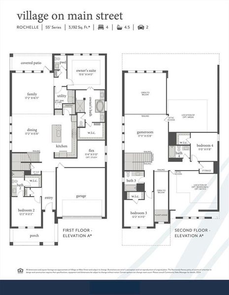 With an open and flowing floor plan plus room for the entire family, our Rochelle floor plan is your dream home come true!