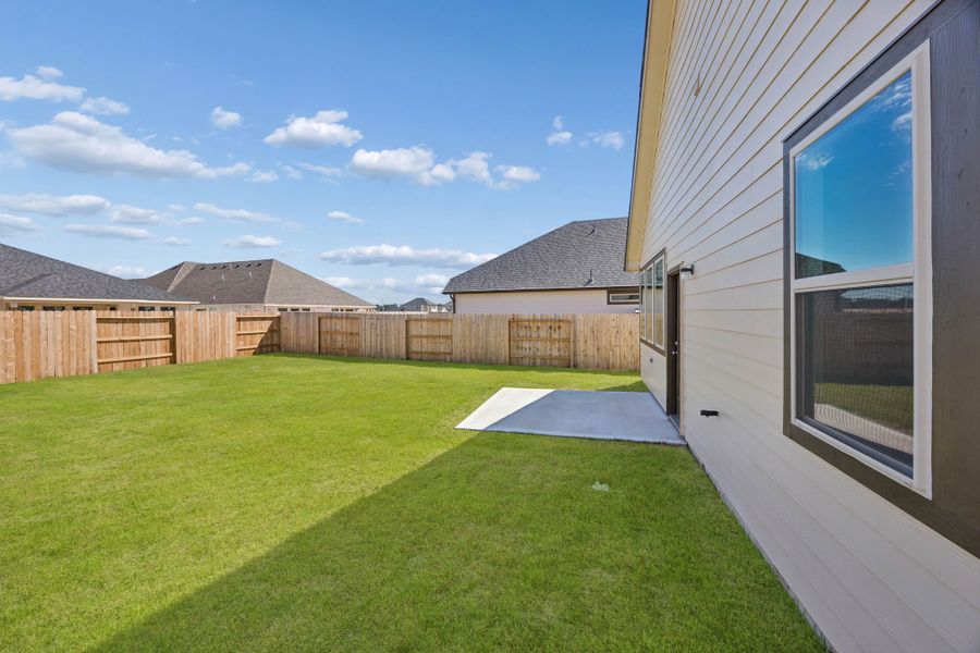 Exterior details and patio area of a home in Riviera Pines, Huffman (Image 3). Exterior details and patio area of a home in Riviera Pines, Huffman (Image 3).