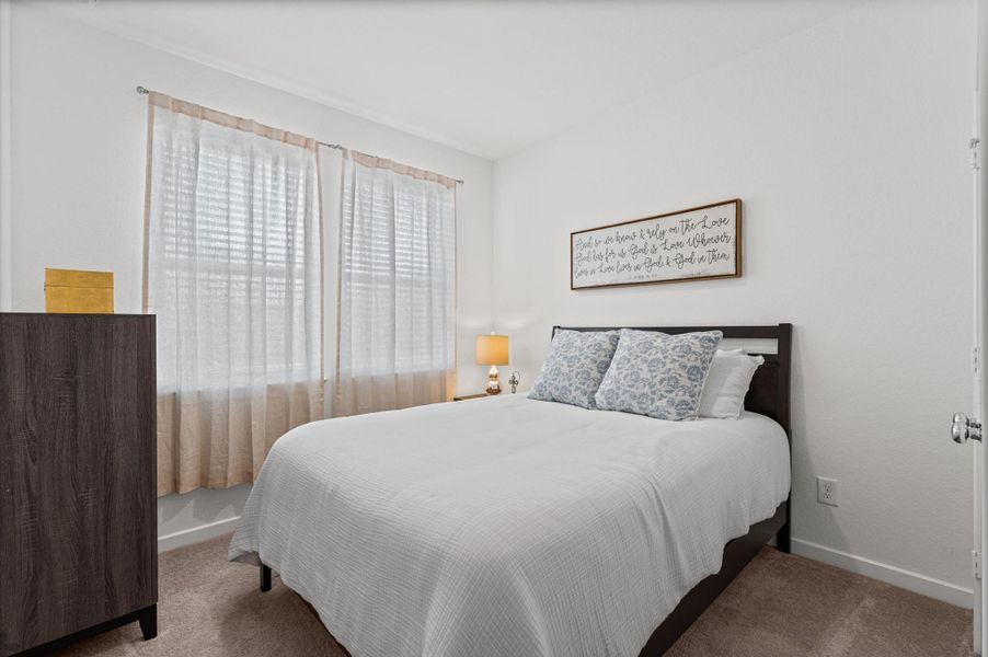 Furnished interior view inside a new home in Bridge Creek 45s and 50s, Cypress (Image 9).