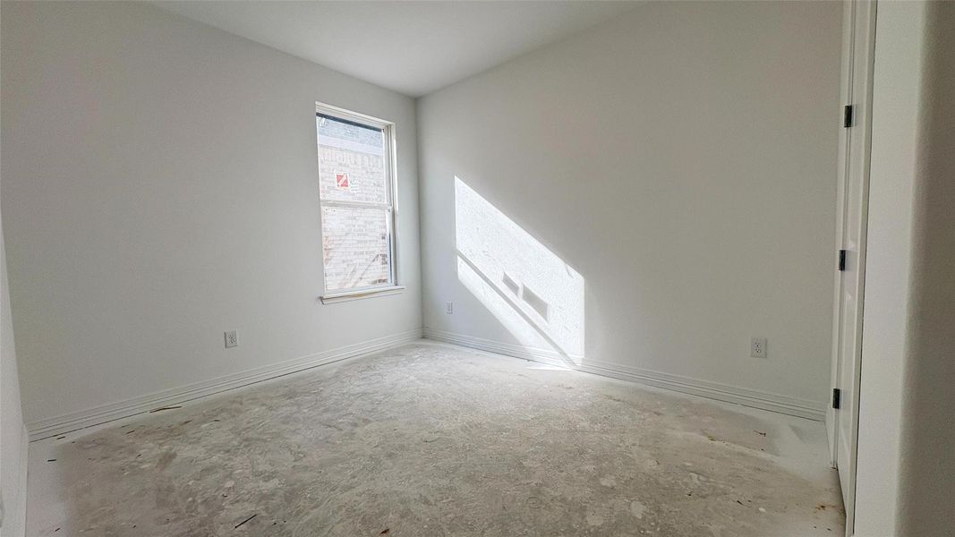 Actual progress of your home.