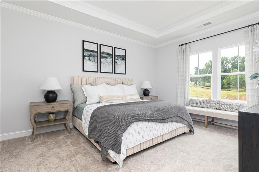 Furnished interior view inside a new home in , Powder Springs (Image 16).