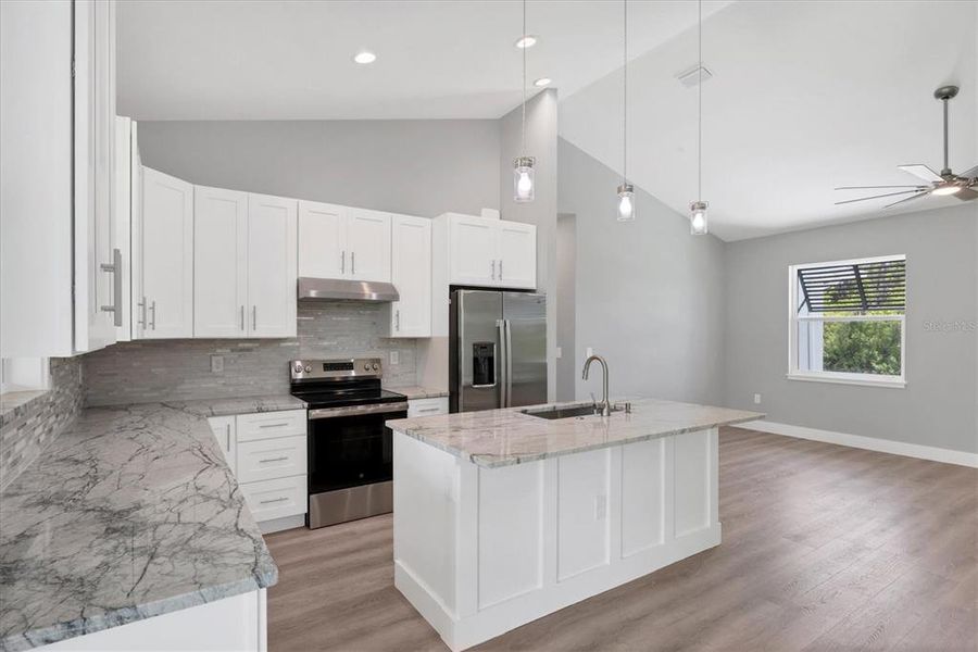 Furnished interior view inside a new home in , Port Charlotte (Image 12). Furnished interior view inside a new home in , Port Charlotte (Image 12).