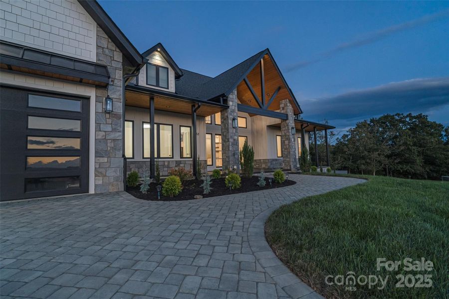 Front exterior of a new home in , Fletcher, NC, highlighting curb appeal (Image 23). Front exterior of a new home in , Fletcher, NC, highlighting curb appeal (Image 23).