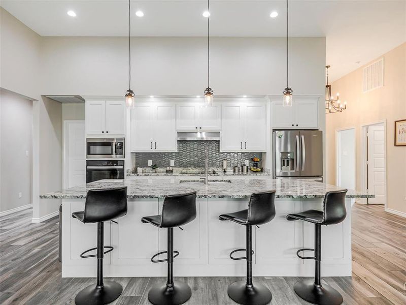 Furnished interior view inside a new home in , Azle (Image 7).