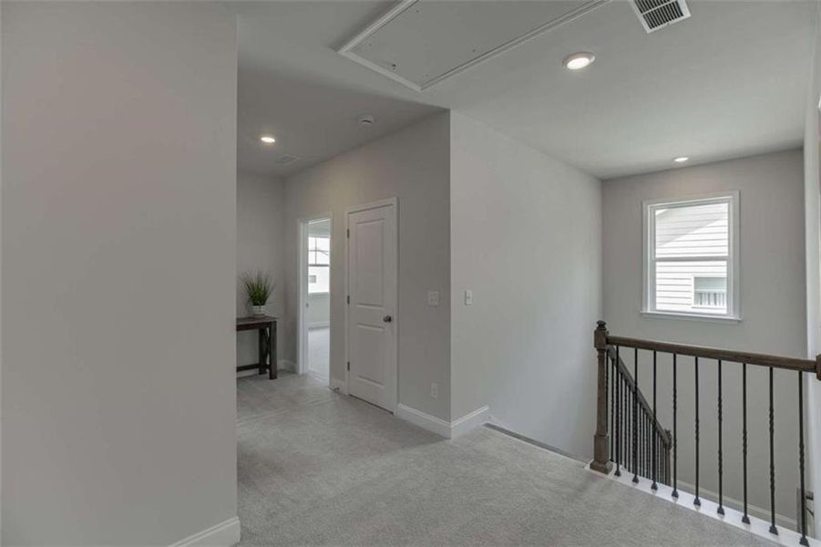 Spacious, unfurnished interior of a new home in Overlook at Lanier, Buford (Image 48).