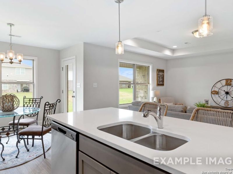 Furnished interior view inside a new home in Bricewood, San Antonio (Image 6).