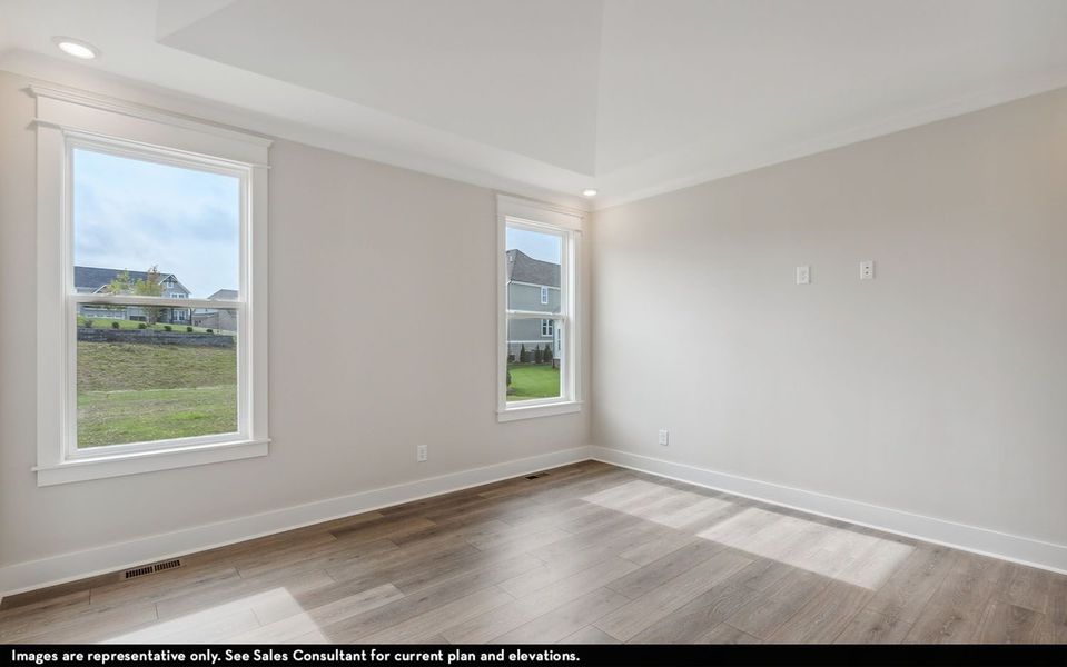 Spacious, unfurnished interior of a new home in Aden Woods, Nashville (Image 23).