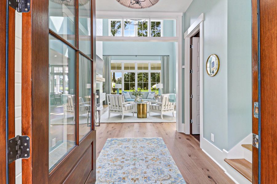 Furnished interior view inside a new home in , Bluffton (Image 29).